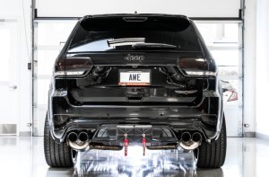 Jeep Grand Cherokee SRT Performance Exhaust - AWE Tuning - Cat Back, Touring Edition, 3” Stainless Steel, Drone-Canceling 180 Technology - `20-`27
